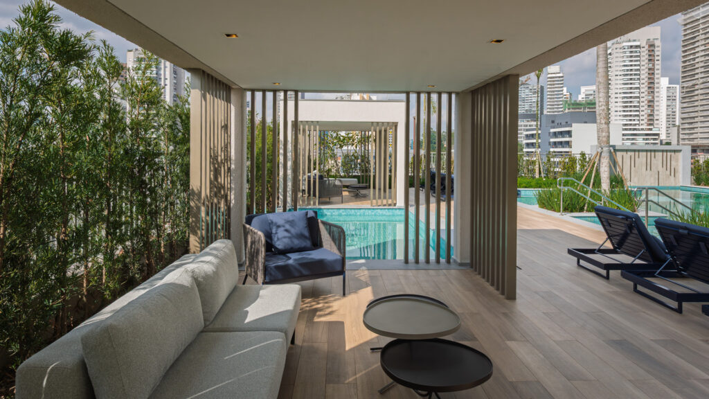 Pool House Ao Lado Da Piscina Do Green View Butantã, Foto Do Empreendimento Entregue
